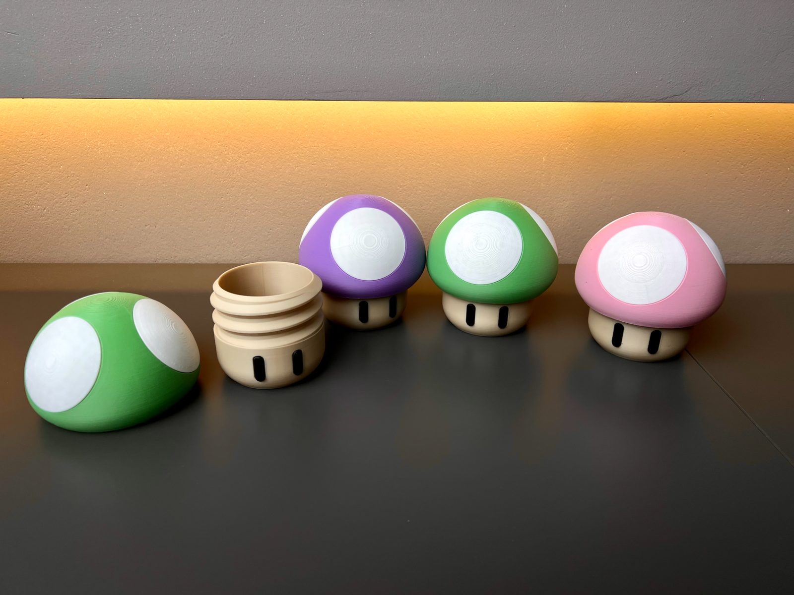 #263 Super Mario 1up mushroom Pilz container box game — vue 8