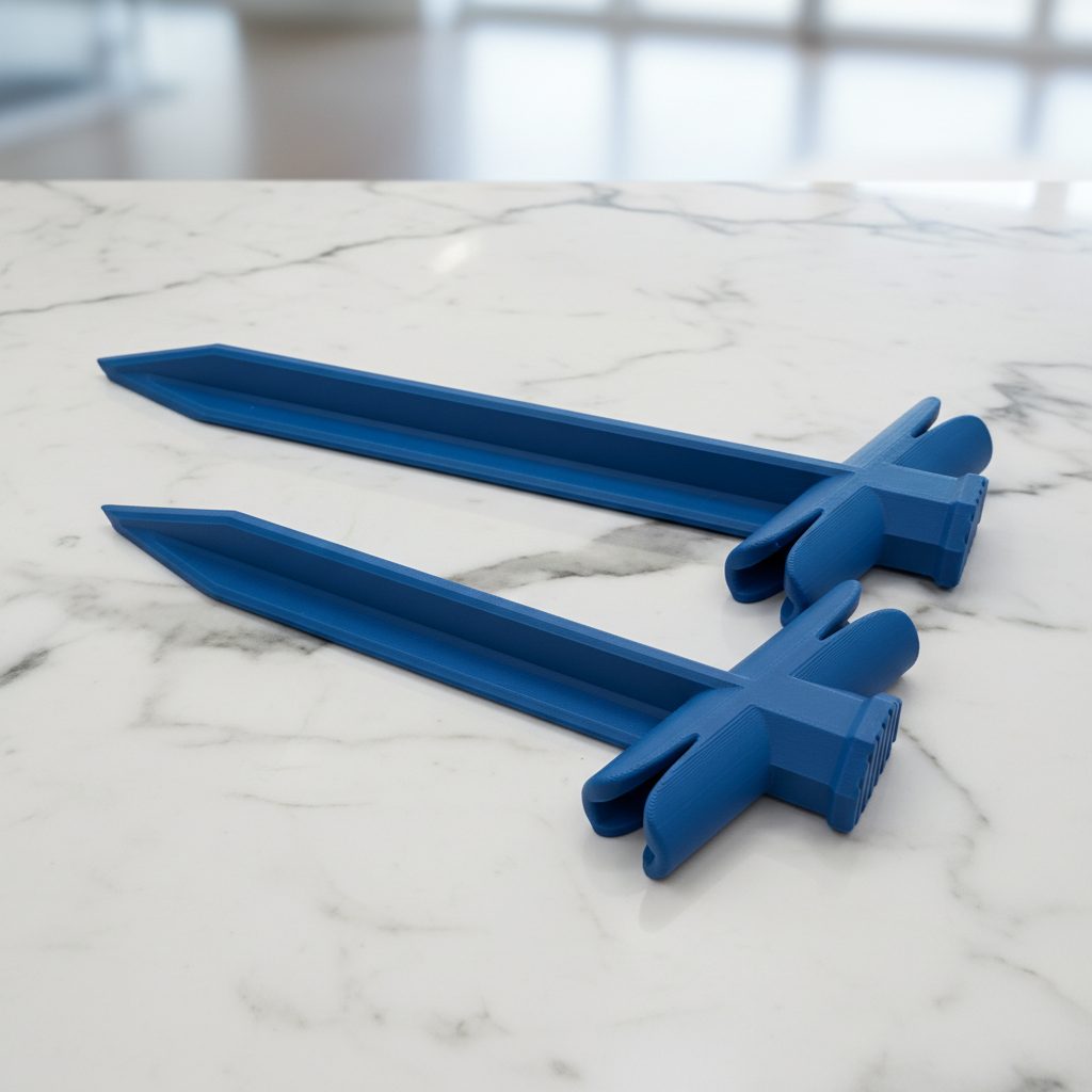 #265 Anchoring Stake with Rope Lock — vue 3