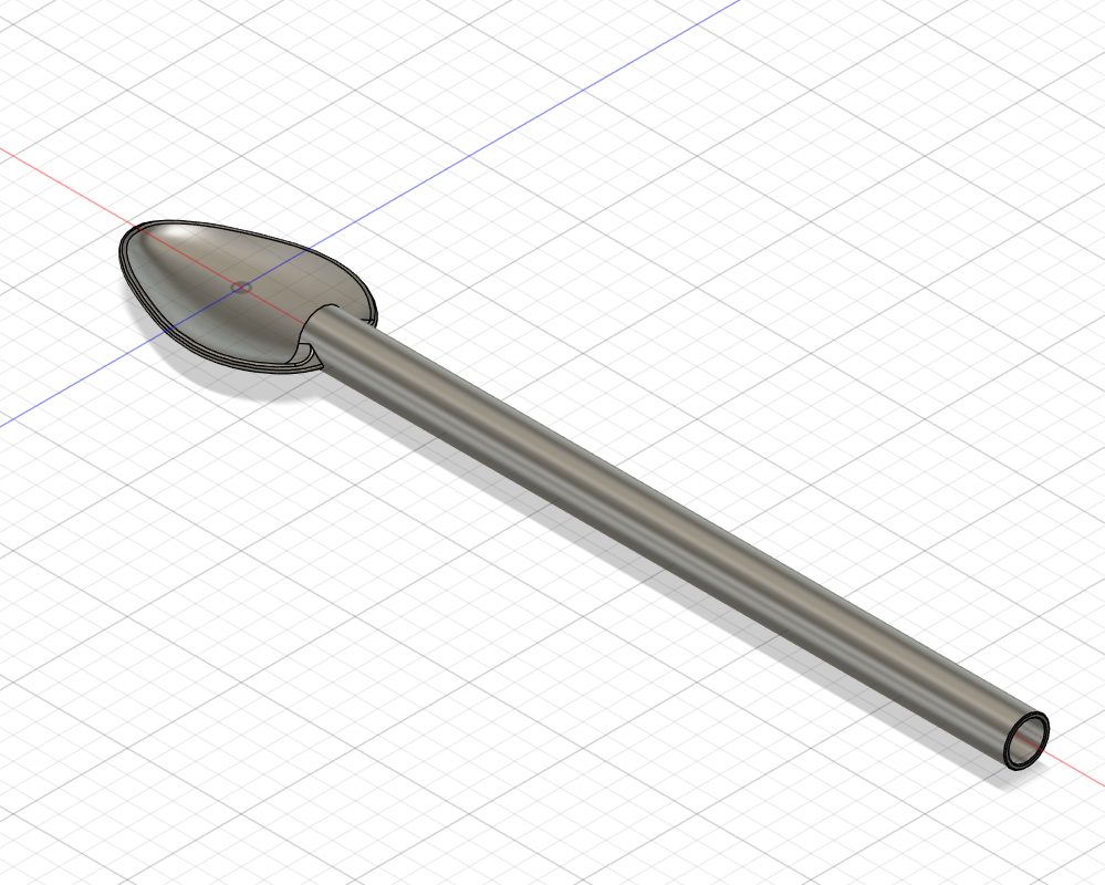 #266 Spoon Straw slush ice no supports long — vue 3