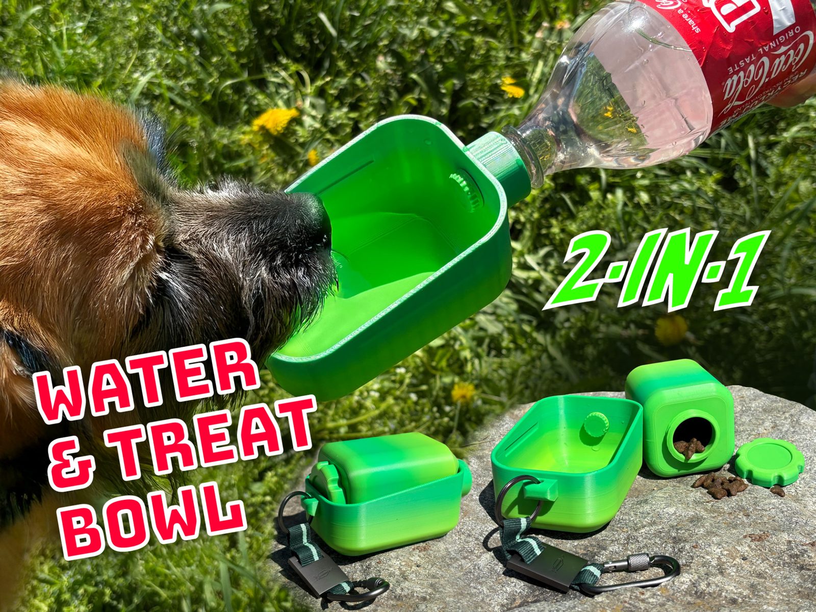 #268 TrailBuddy 2-in-1 Dog Water & Treat Bowl — vue 1