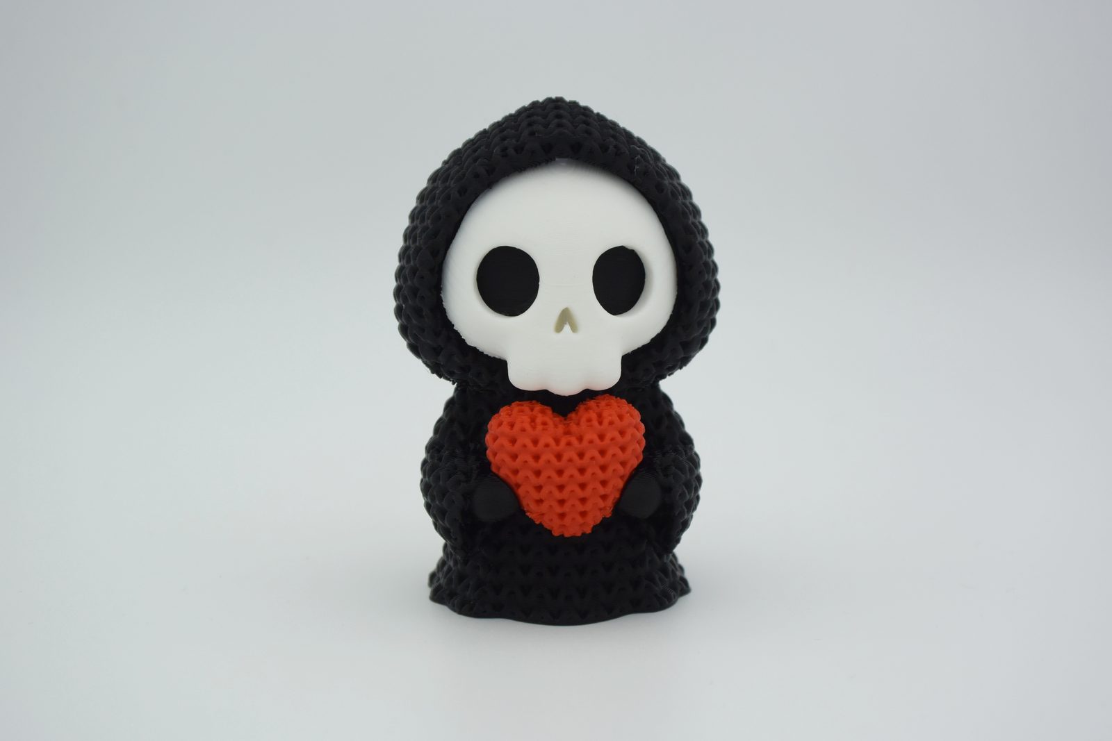 #275 Knitted Heart Grim Reaper - Halloween — vue 1