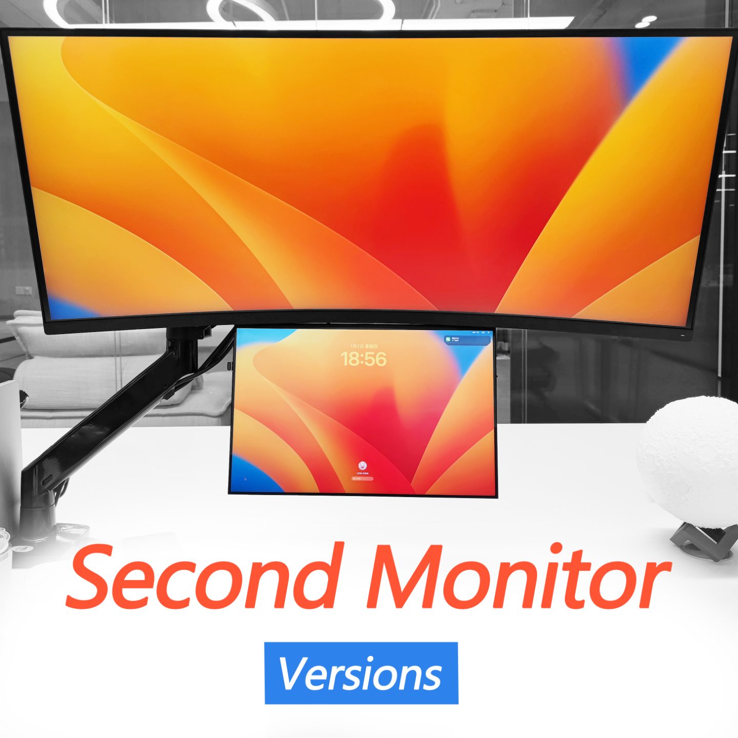 #278 Floating Second Monitor iPad iPhone Stand — vue 14