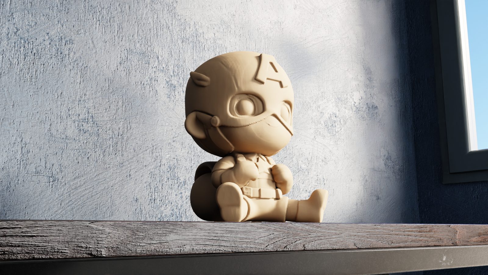 #282 Chibi Captain America — vue 3
