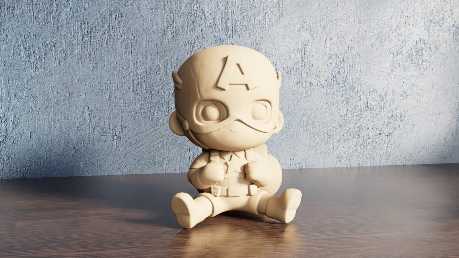 #282 Chibi Captain America — vue 4