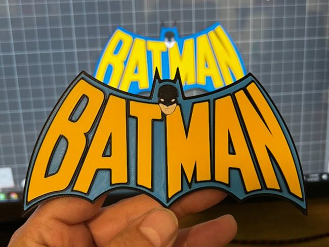 #290 Batman 1970-1972 Comic Book Logo - Magnet — vue 1