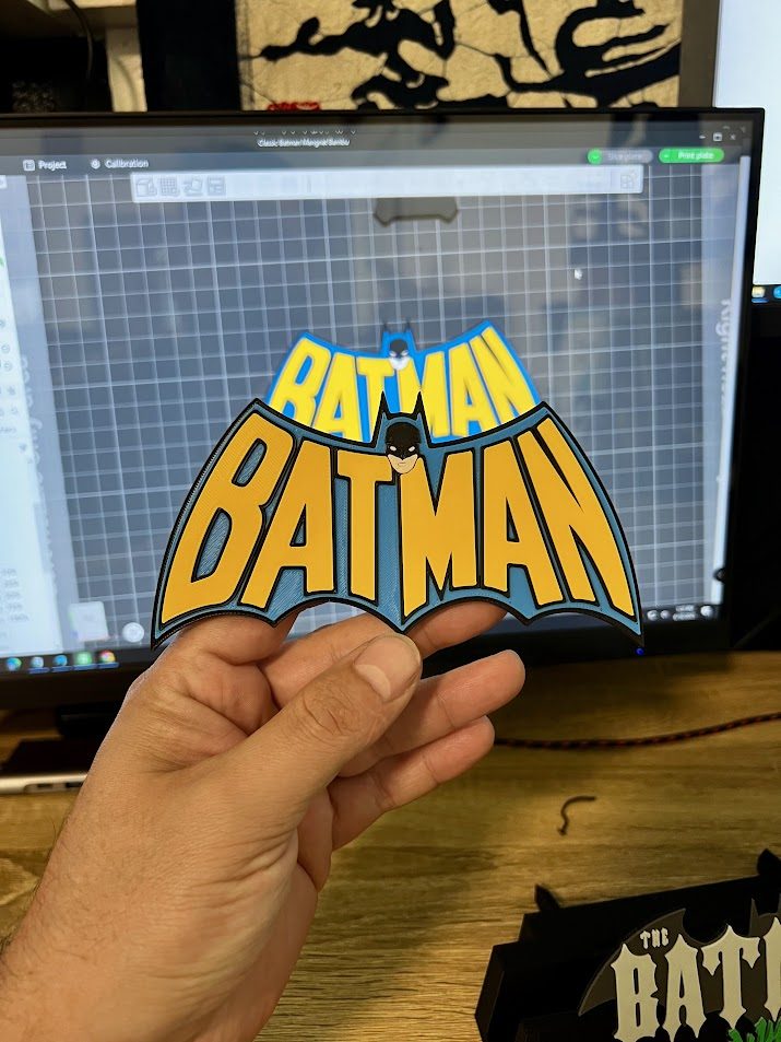 #290 Batman 1970-1972 Comic Book Logo - Magnet — vue 2