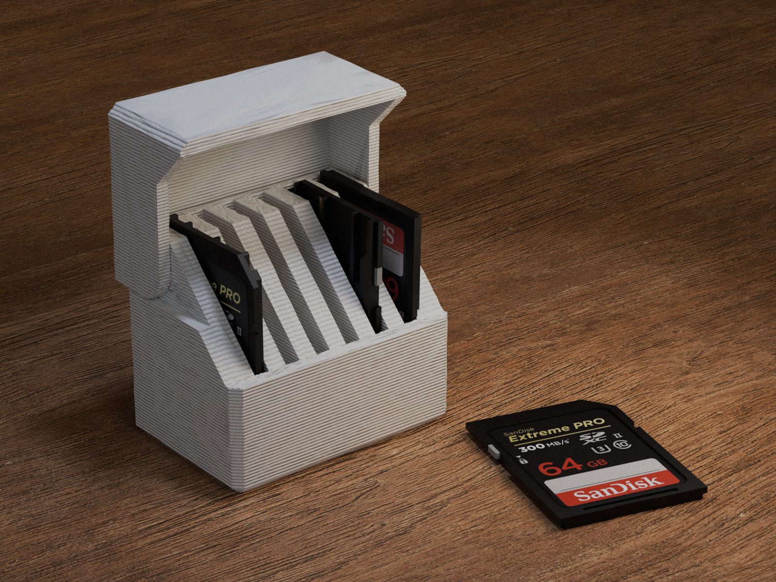 #290 SD Card Holder (6 Slots) — vue 4