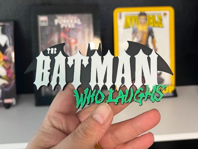 #291 Batman Who Laughs Logo - Bar Magnet — vue 2