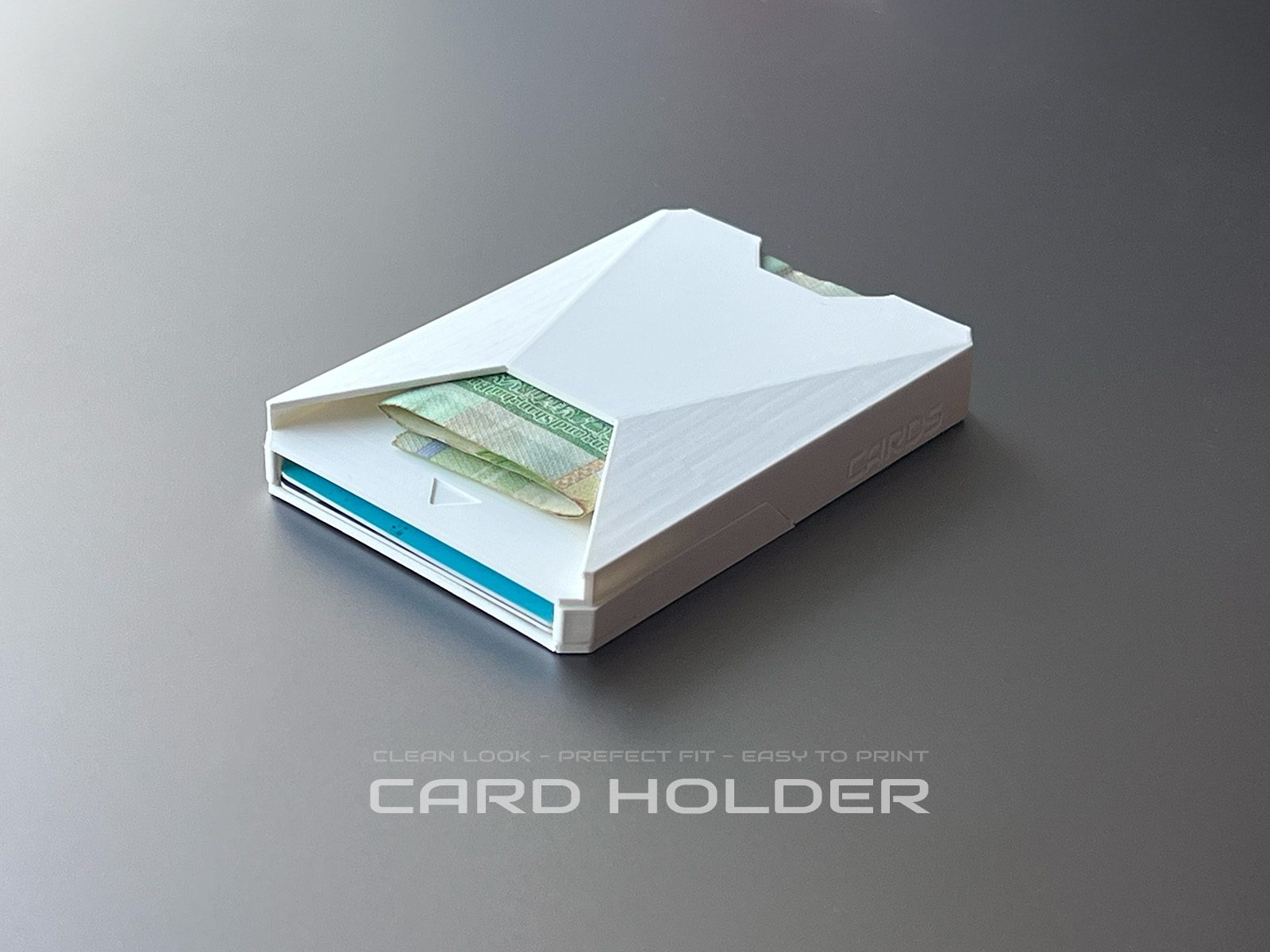 #291 Cyber Slim wallet Card holde Gift Present — vue 4