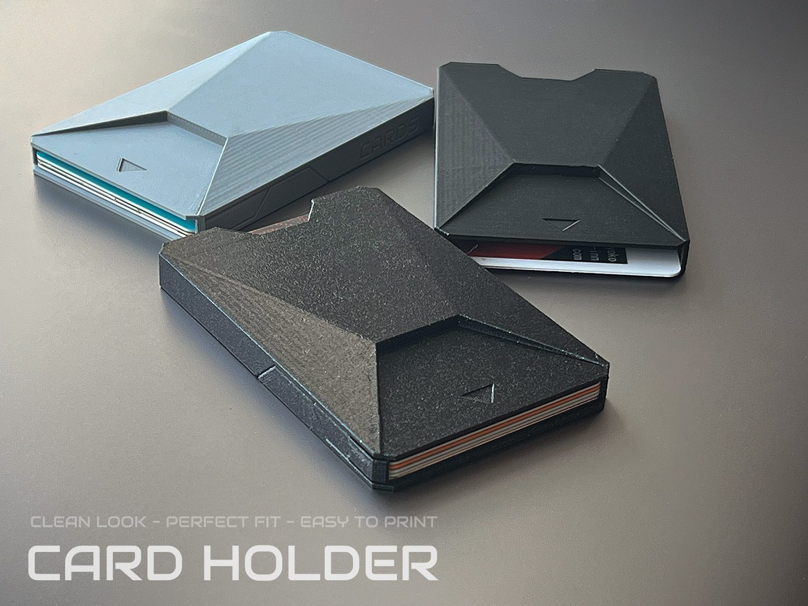 #291 Cyber Slim wallet Card holde Gift Present — vue 21