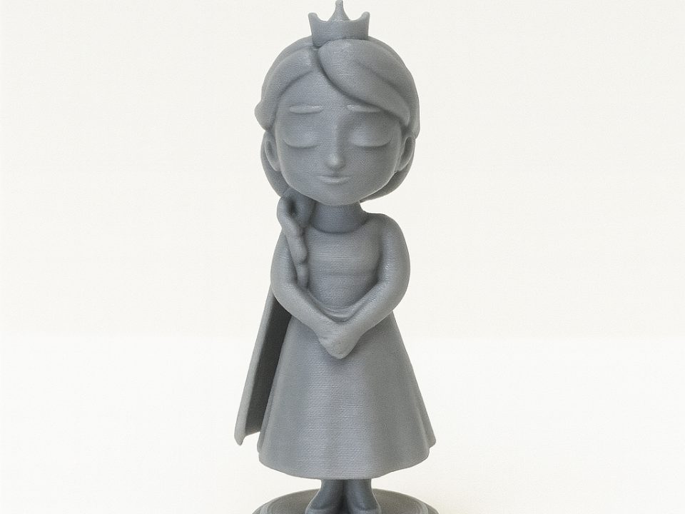 #291 Princess Figurine with Crown and Braid — vue 2