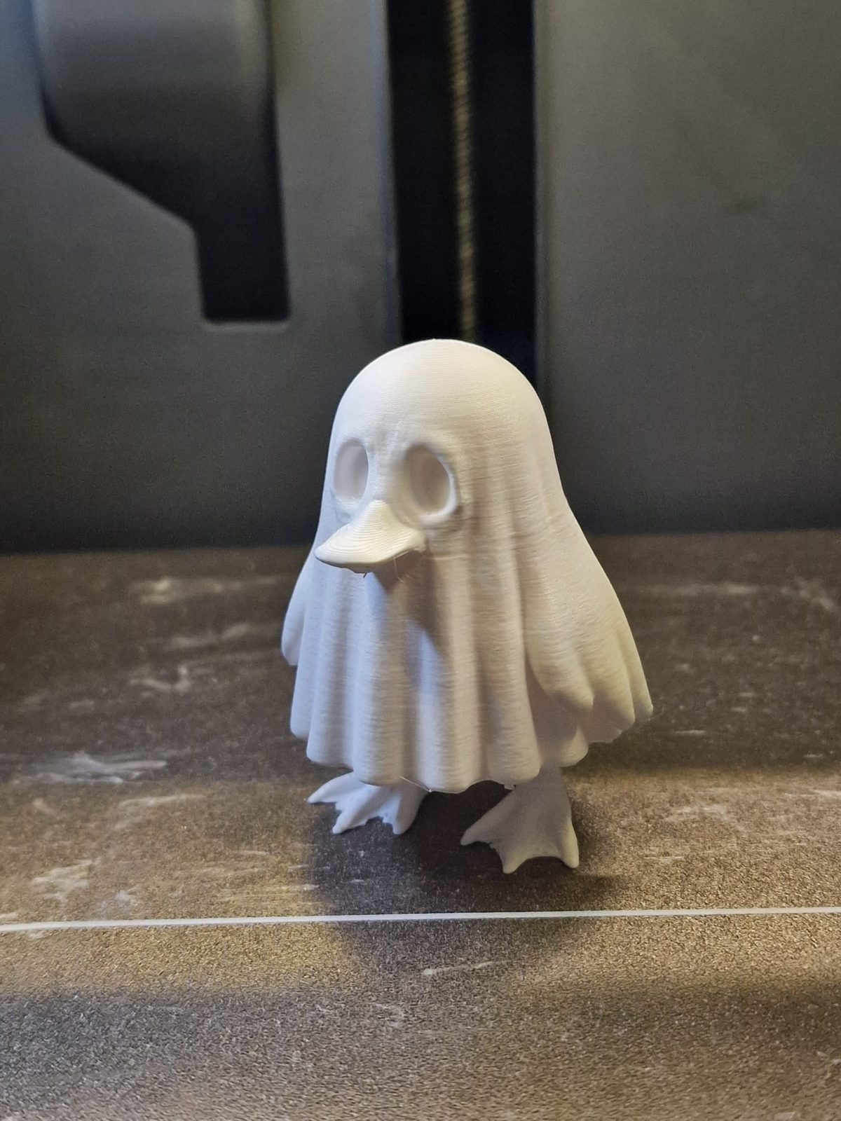#302 The Ghost Duck - Halloween 3D Statue — vue 9
