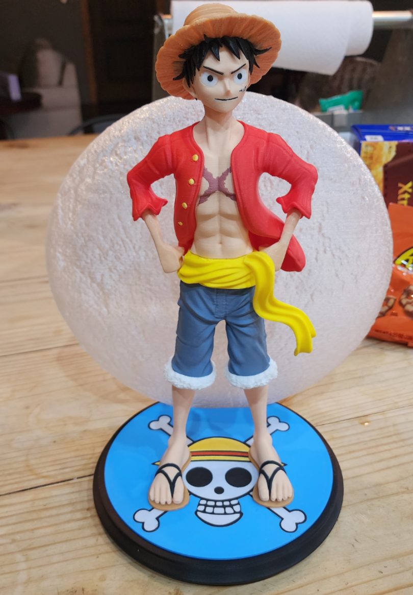 #306 One Piece Luffy Statue AMS 167mm &330mm — vue 3