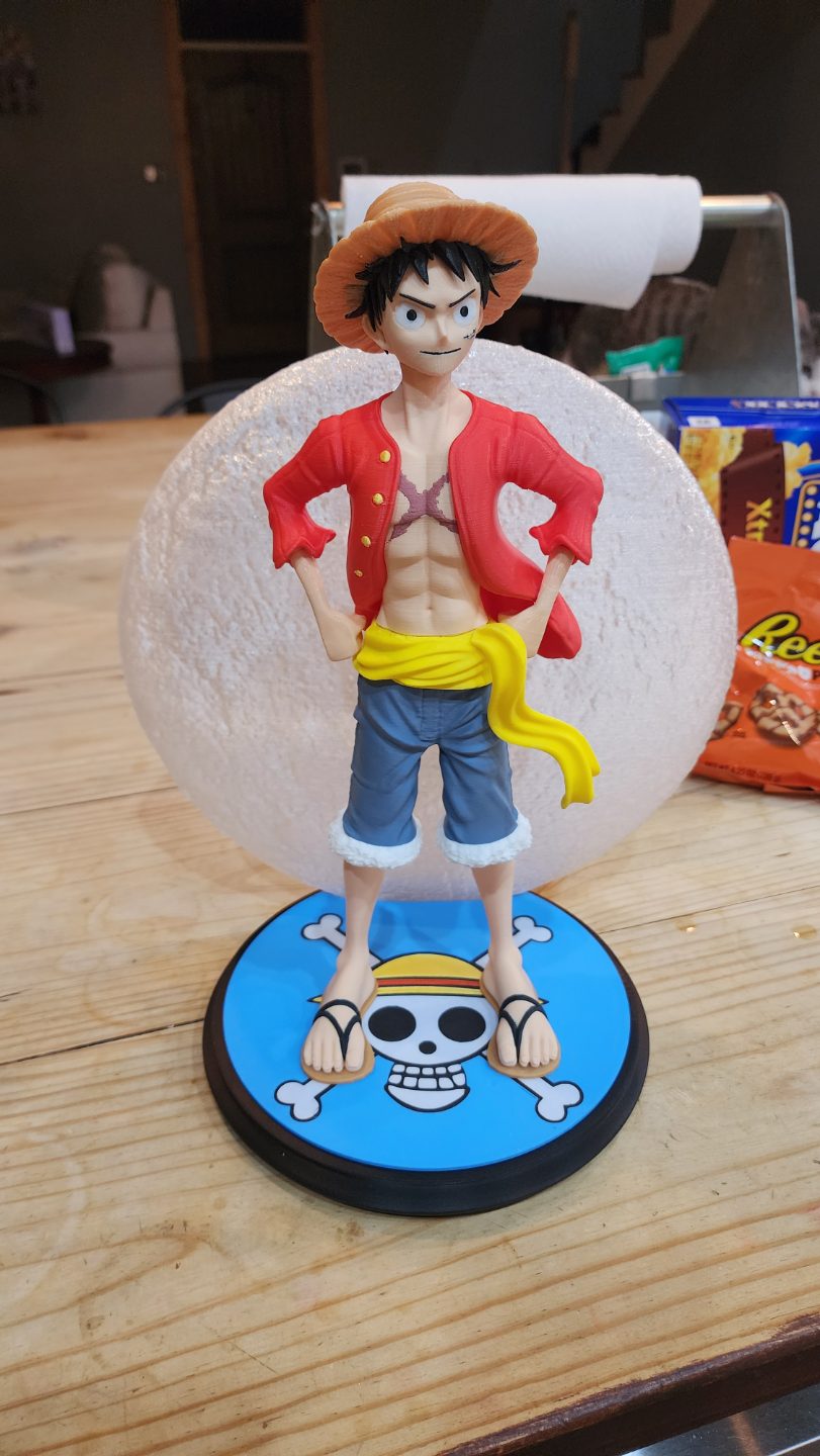 #306 One Piece Luffy Statue AMS 167mm &330mm — vue 4