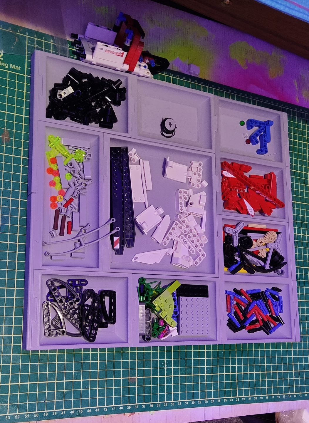 #308 Sorting Tray for danish plastic bricks — vue 4