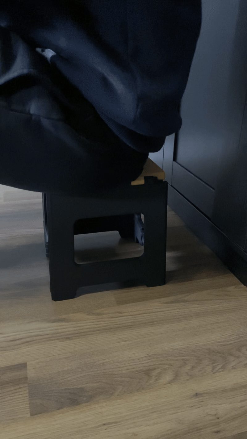 #309 HEAVY DUTY Foldable Chair Stool - Fully 3D Printed — vue 6