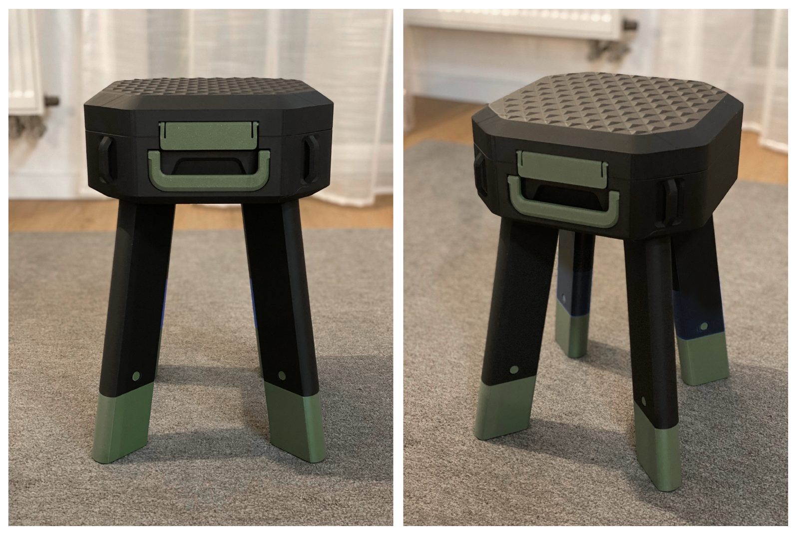 #310 Portable chair with suitcase function — vue 1