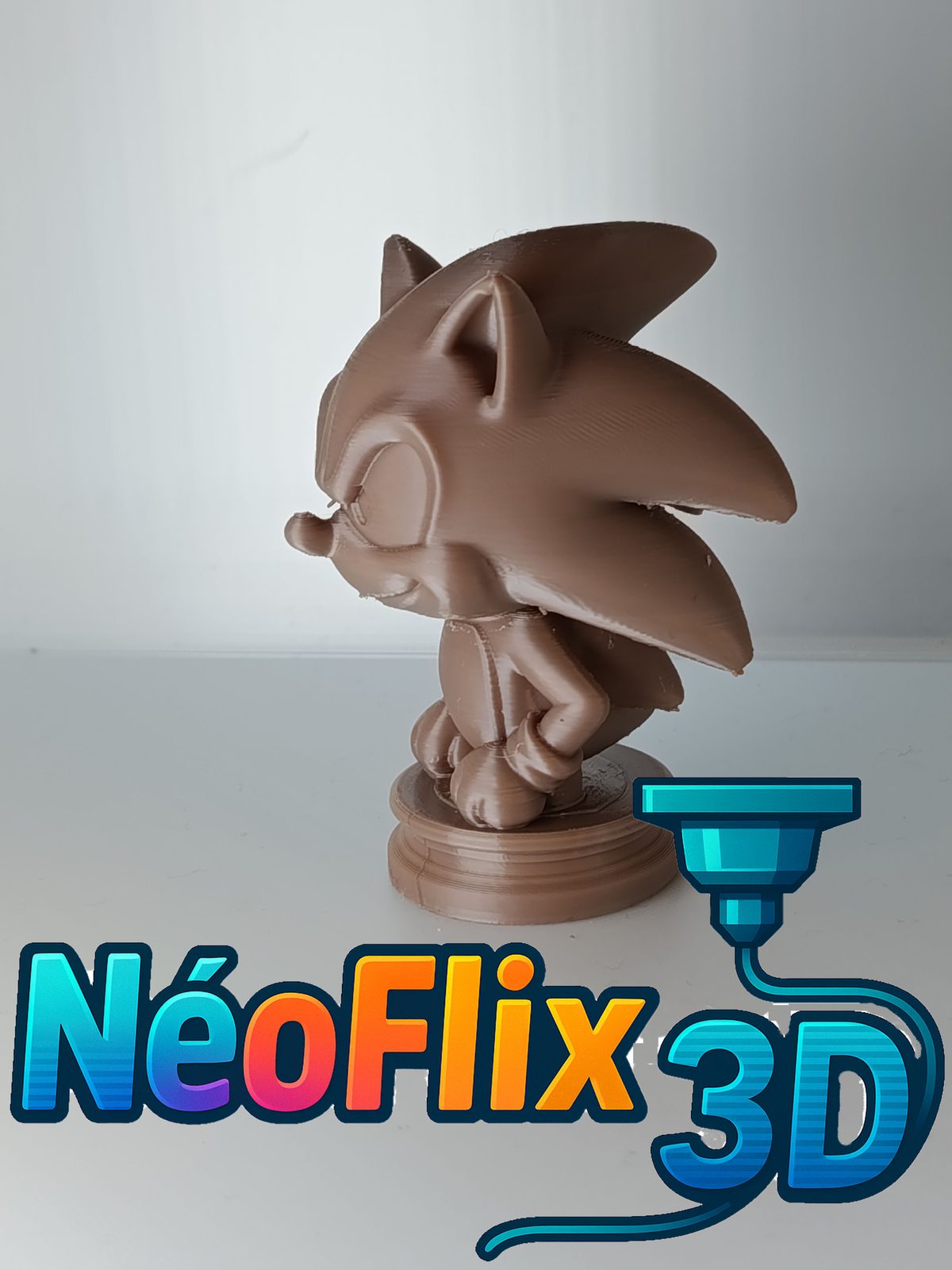 #315 Sonic, la vitesse incarnée - Figurine 3D stylisée — vue 4
