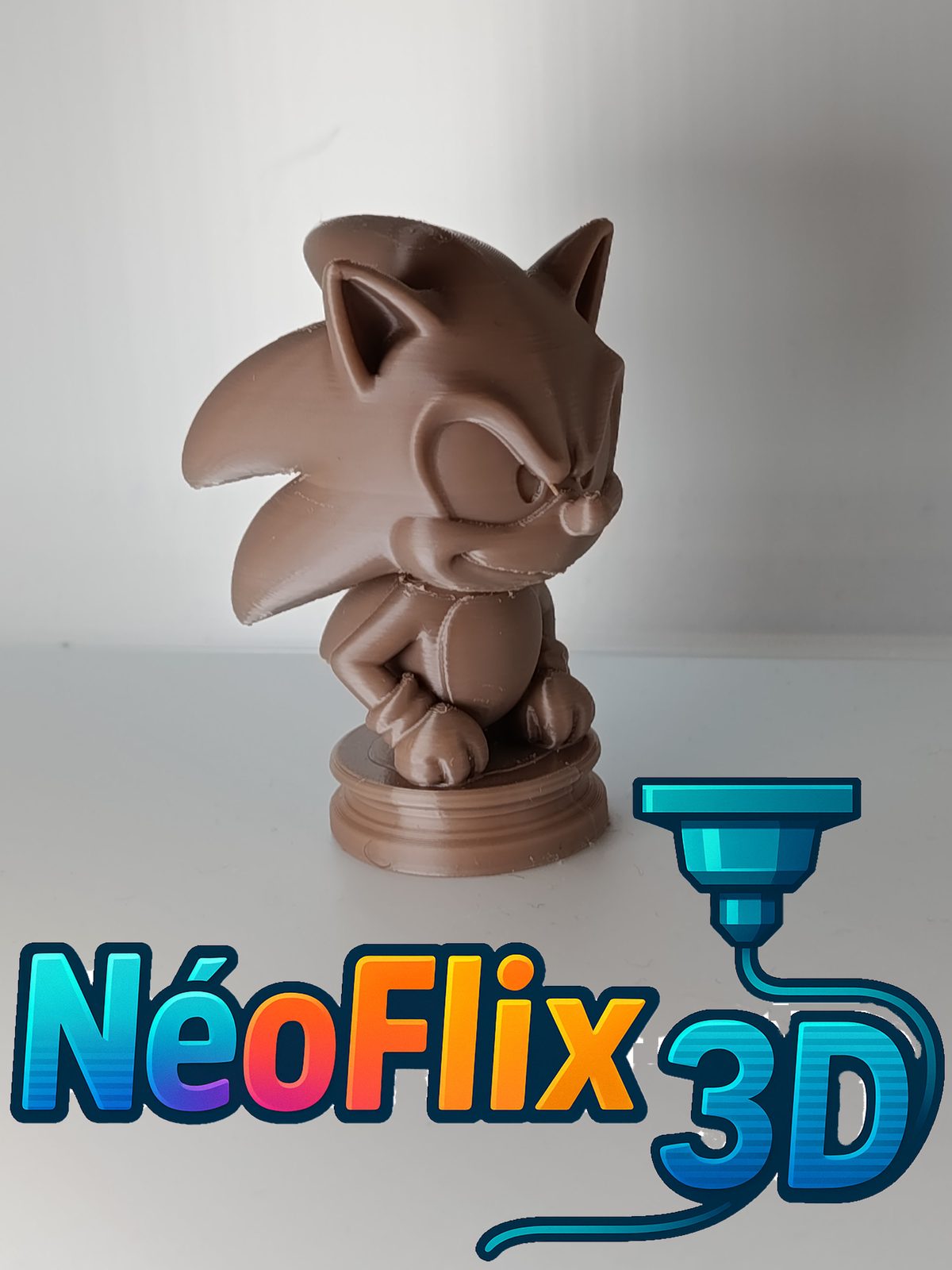 #315 Sonic, la vitesse incarnée - Figurine 3D stylisée — vue 6
