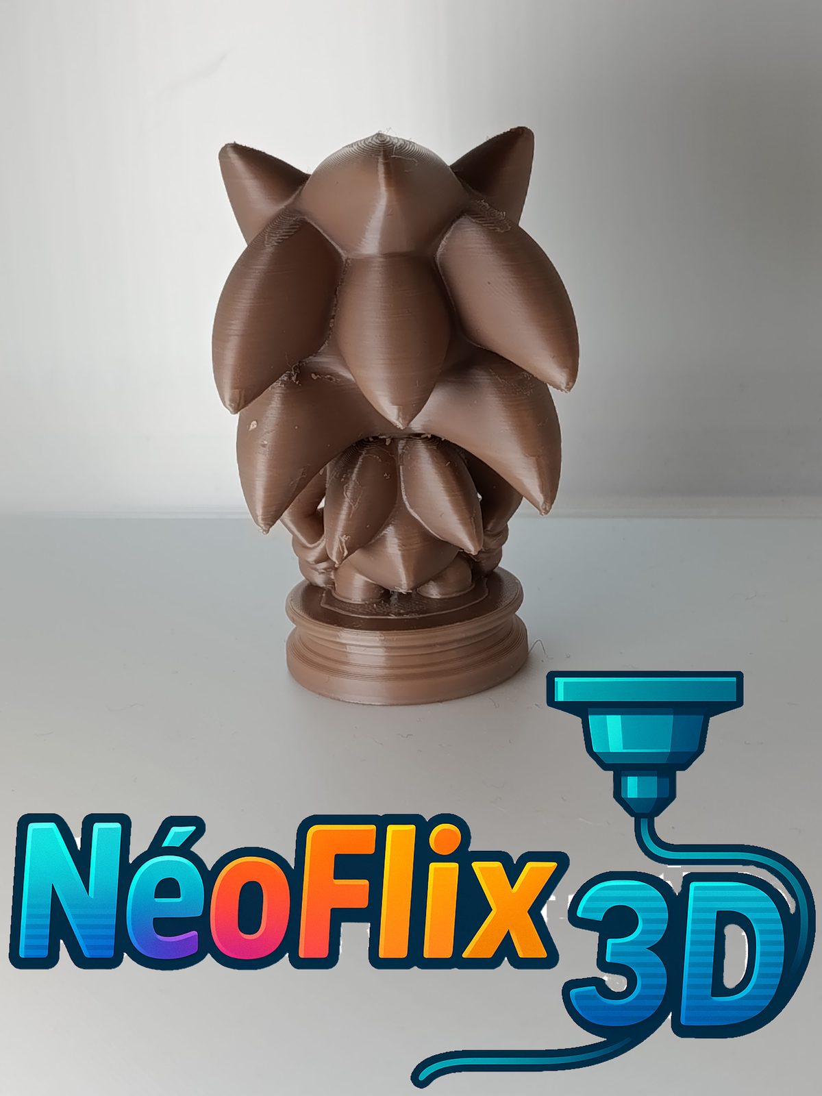 #315 Sonic, la vitesse incarnée - Figurine 3D stylisée — vue 8