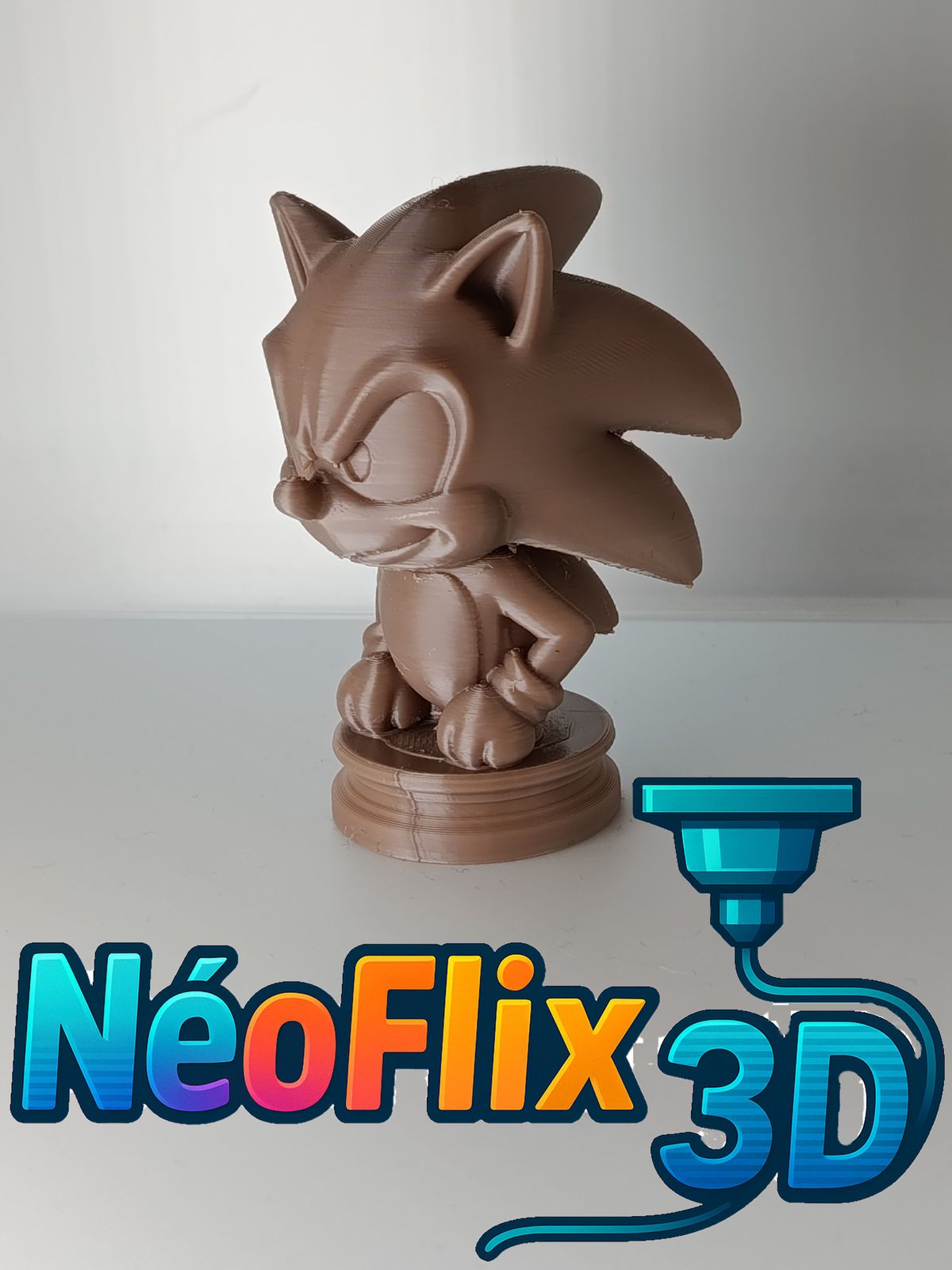 #315 Sonic, la vitesse incarnée - Figurine 3D stylisée — vue 10