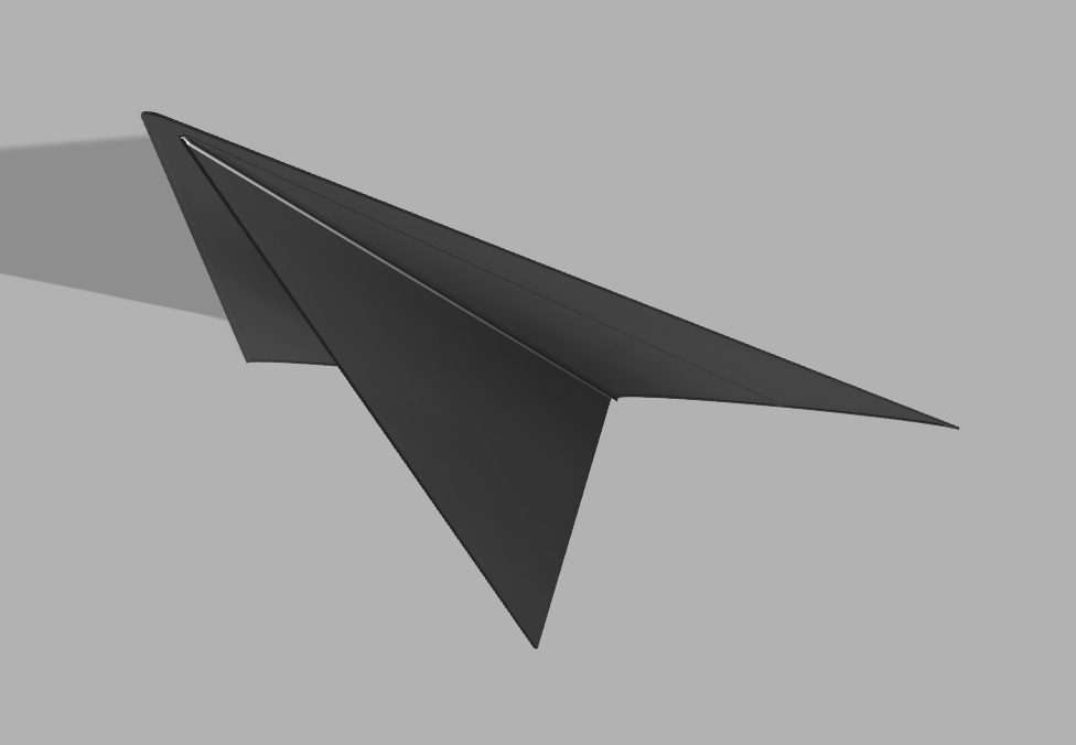 #330 Avion Papier en 3d — vue 4
