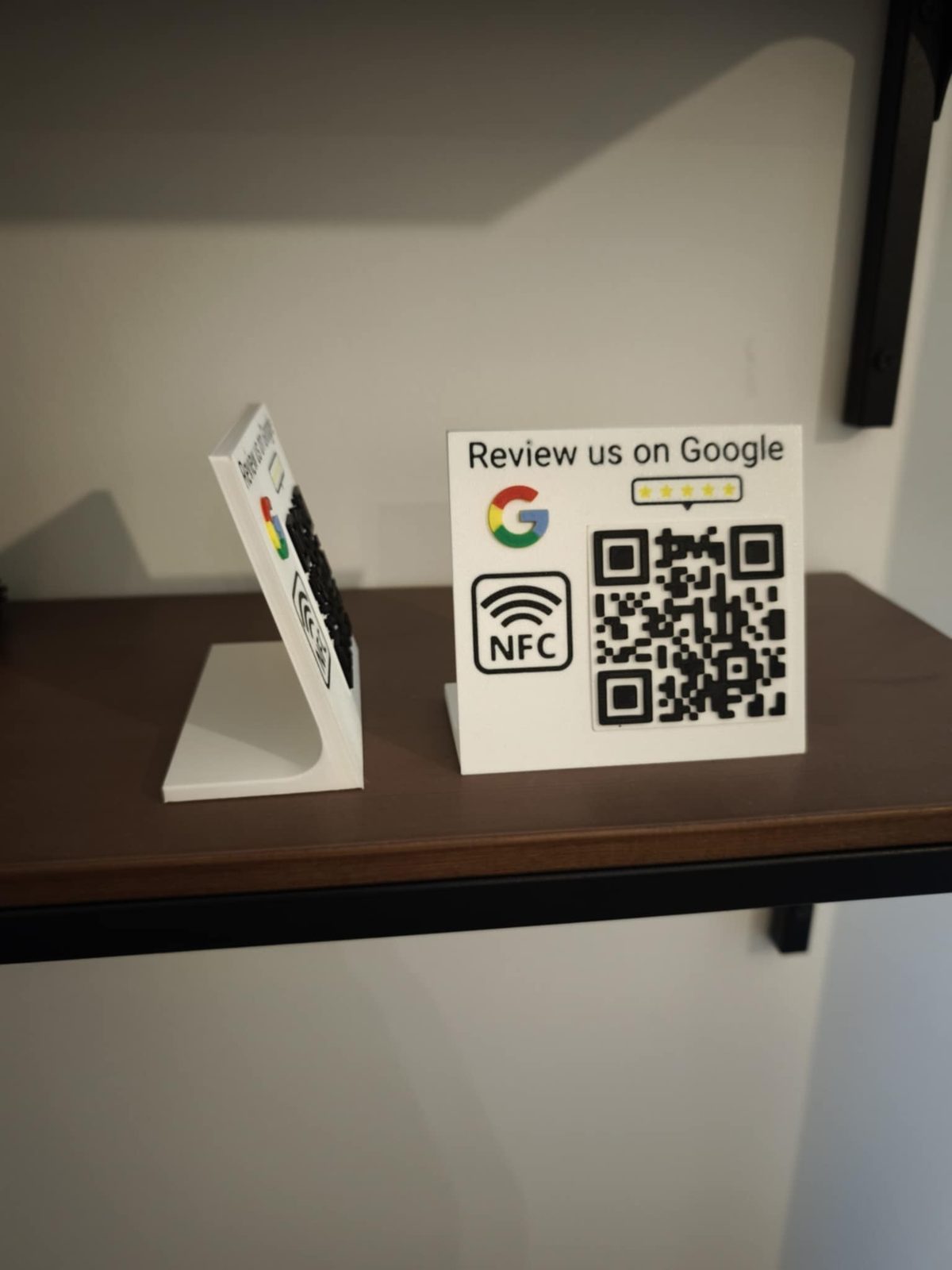 #331 Google review stand Easy customization! NFC+QR — vue 5