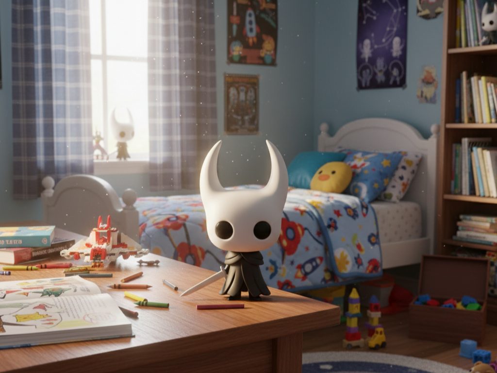 #335 Funko-Style Hollow Knight Figurine — vue 1