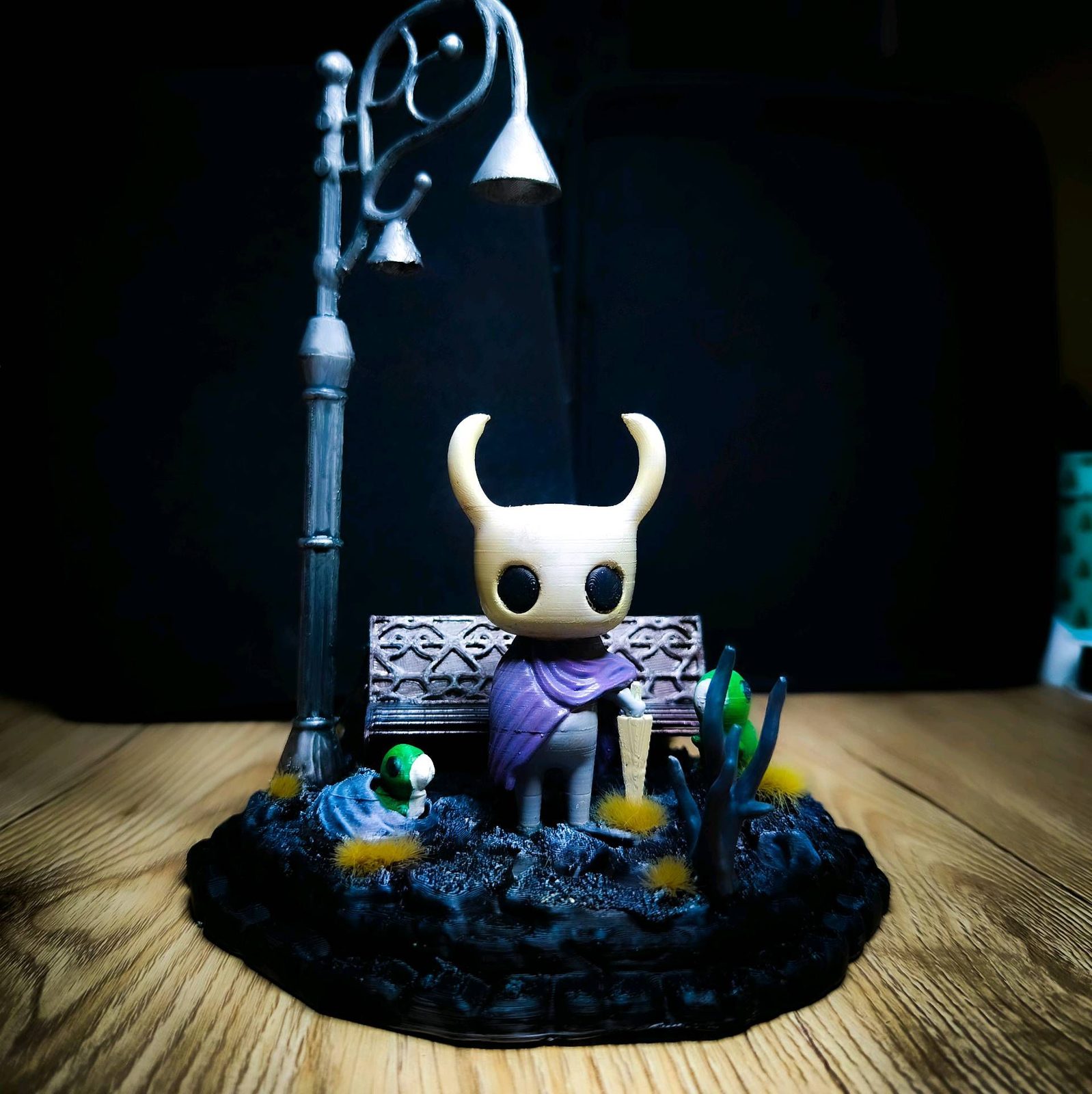 #337 Hollow Knight - Checkpoint Bench Diorama fanmade — vue 8