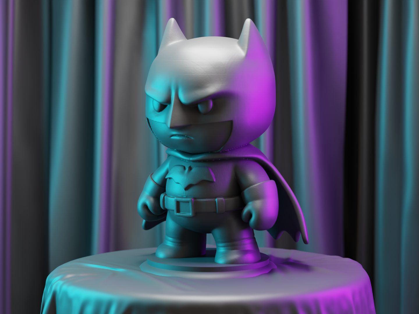 #338 The Classic Batman Inspired Chibi Figure — vue 2