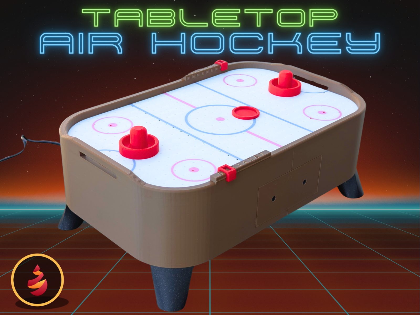 #339 Tabletop Air Hockey — vue 1