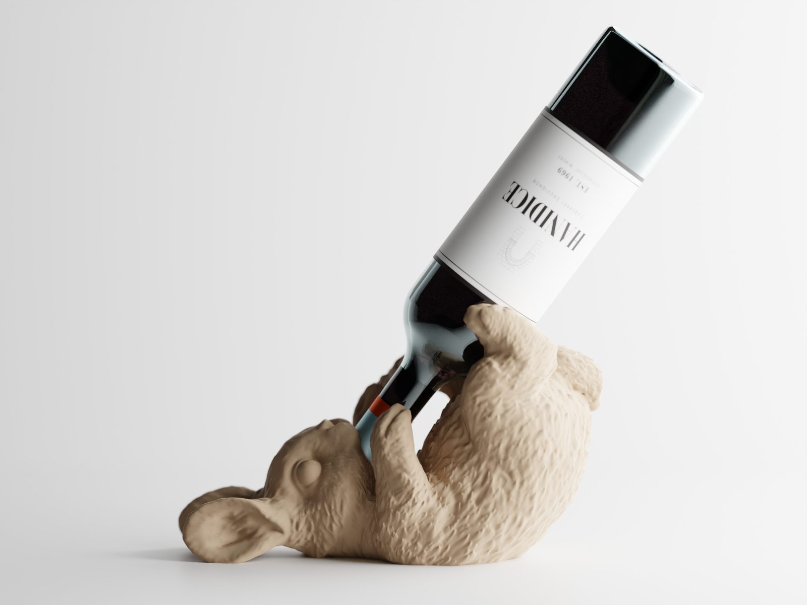 #344 Bunny Wine Holder TipsyBun + Small A1Mini compat — vue 1