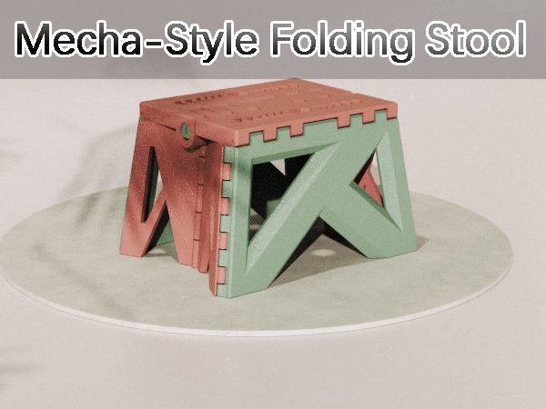 #358 Mecha-Style Folding Stool — vue 2