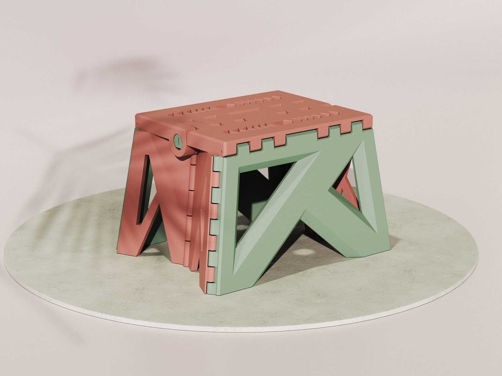 #358 Mecha-Style Folding Stool — vue 5