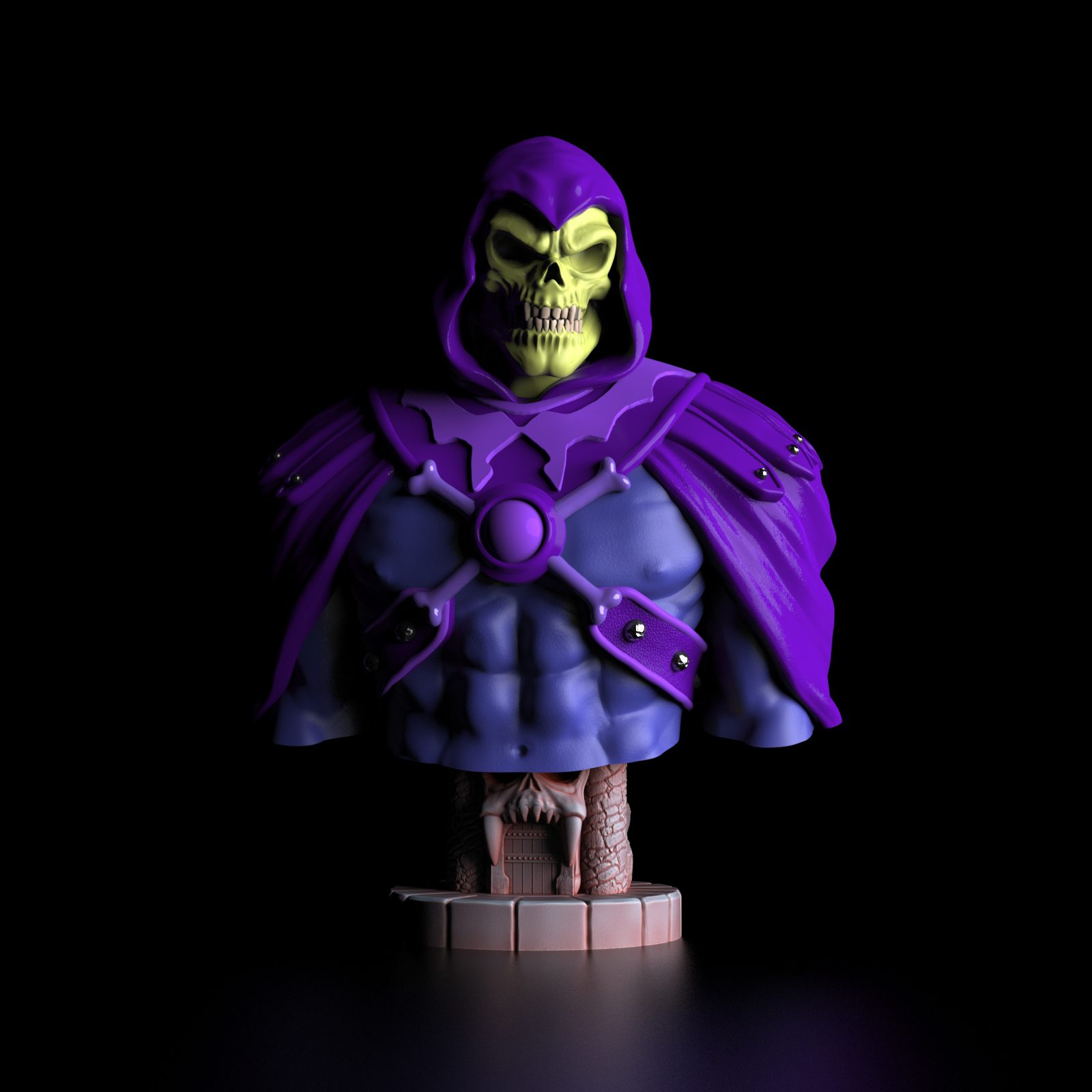 #360 Skeletor Bust — vue 3