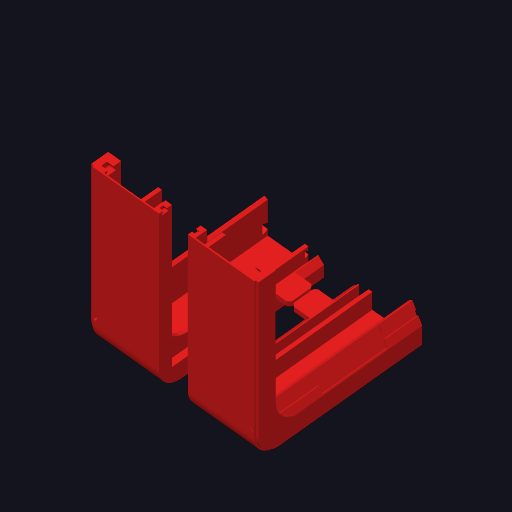 #362 X3D AMS Riser Lite 75mm high — vue 1