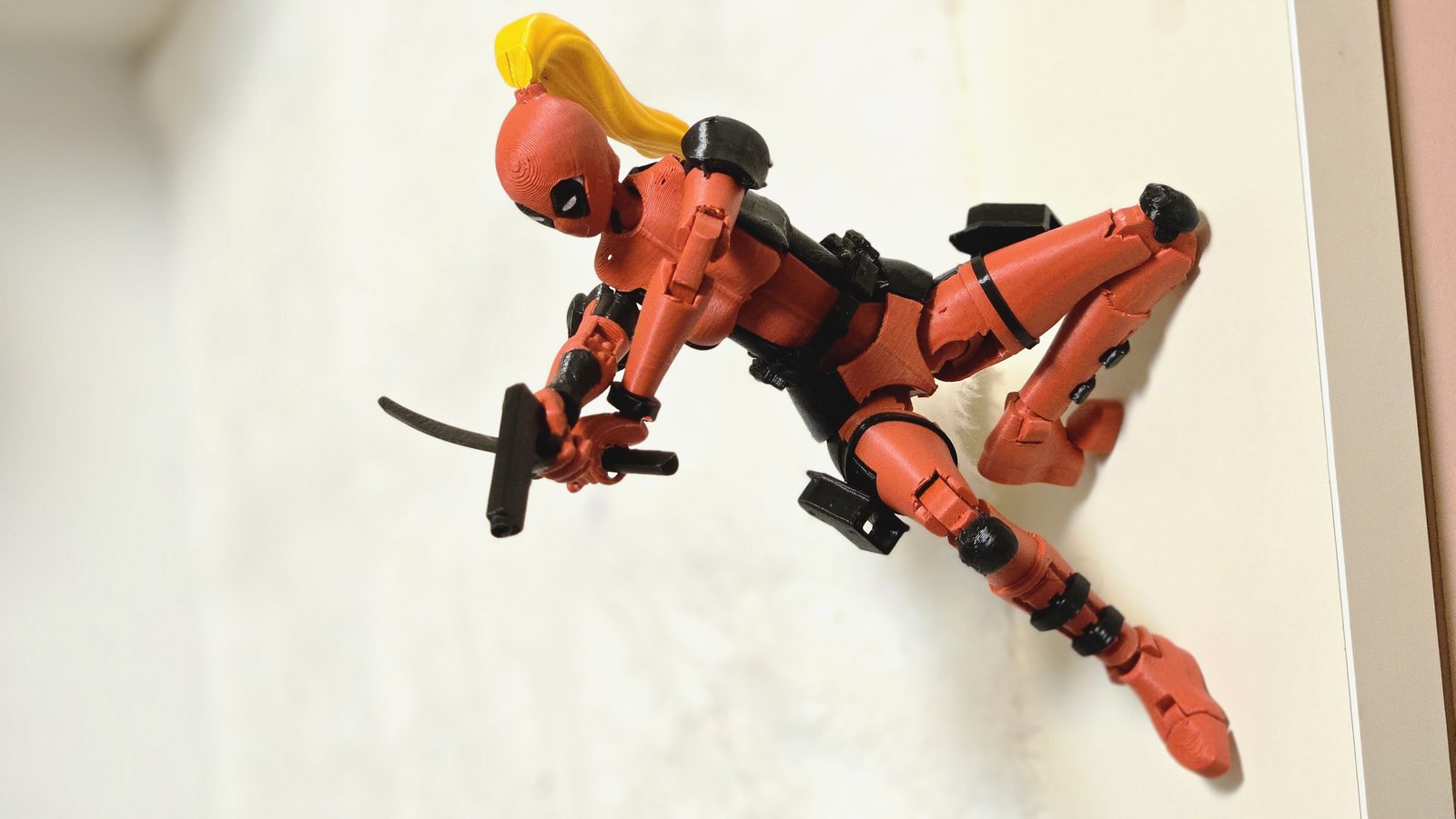 #363 Articulated DeadPool Lady Figure AMS Not Required — vue 4
