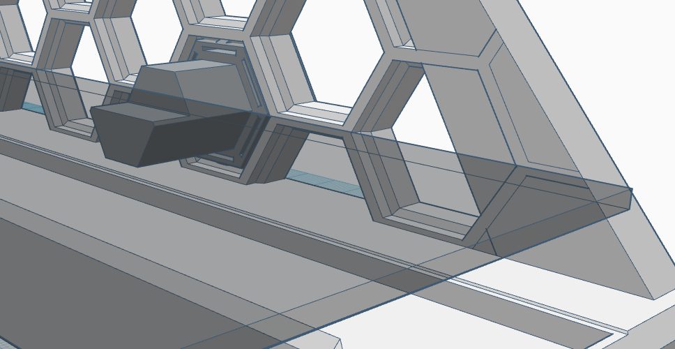 #366 X3D-v2 Riser Bambu Lab X1 P1 AMS Stand — vue 5