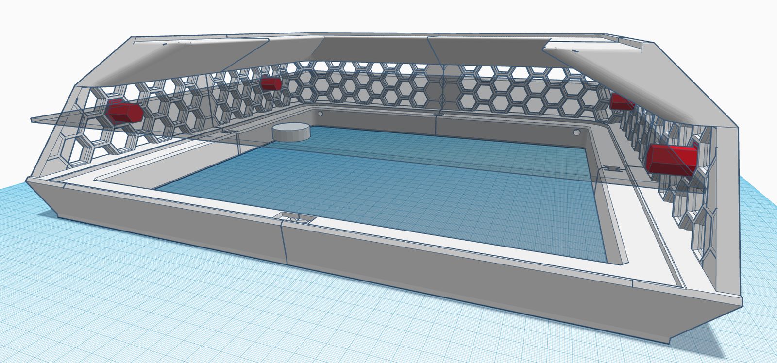 #366 X3D-v2 Riser Bambu Lab X1 P1 AMS Stand — vue 6
