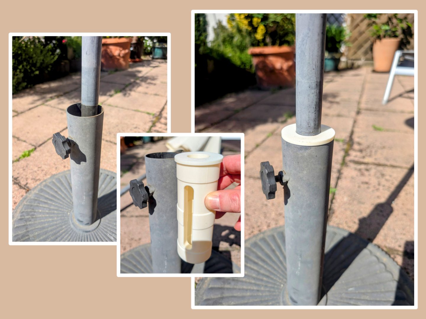 #374 Adapter für Sonnenschirm & Schirmständer Param — vue 17