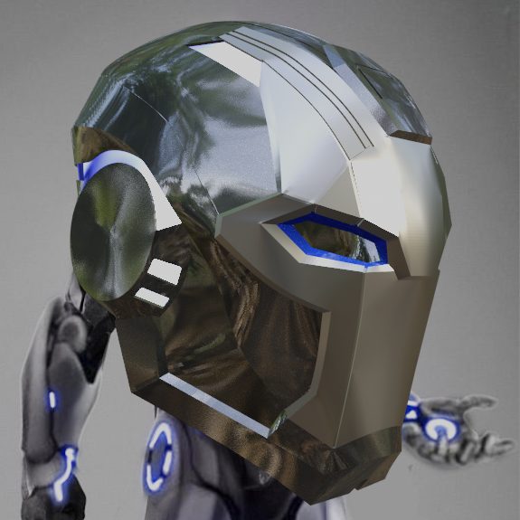 #380 Stealth Iron Man concept inspired Helmet — vue 2