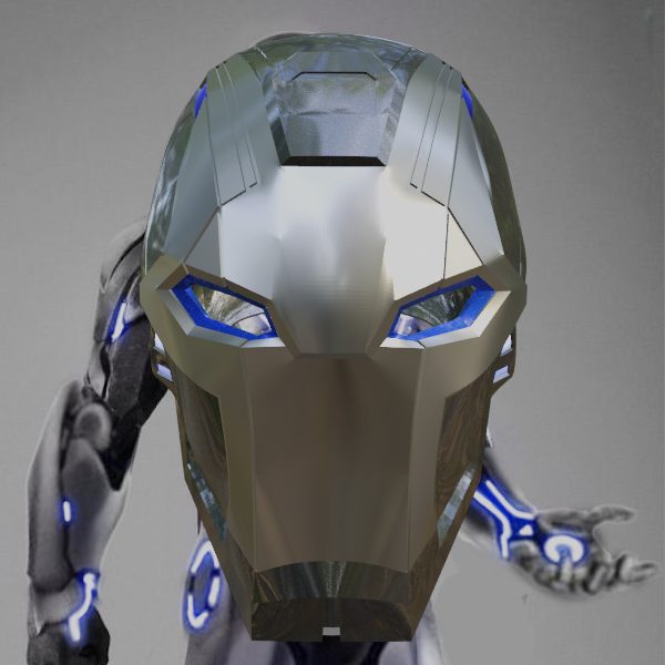 #380 Stealth Iron Man concept inspired Helmet — vue 3