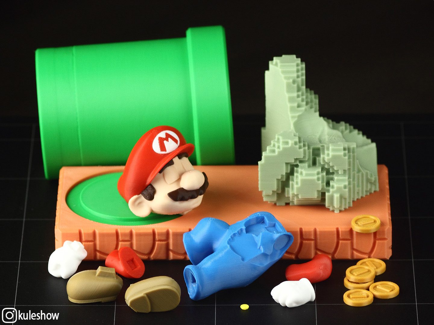#384 Mario Style Pencil Holder — vue 1