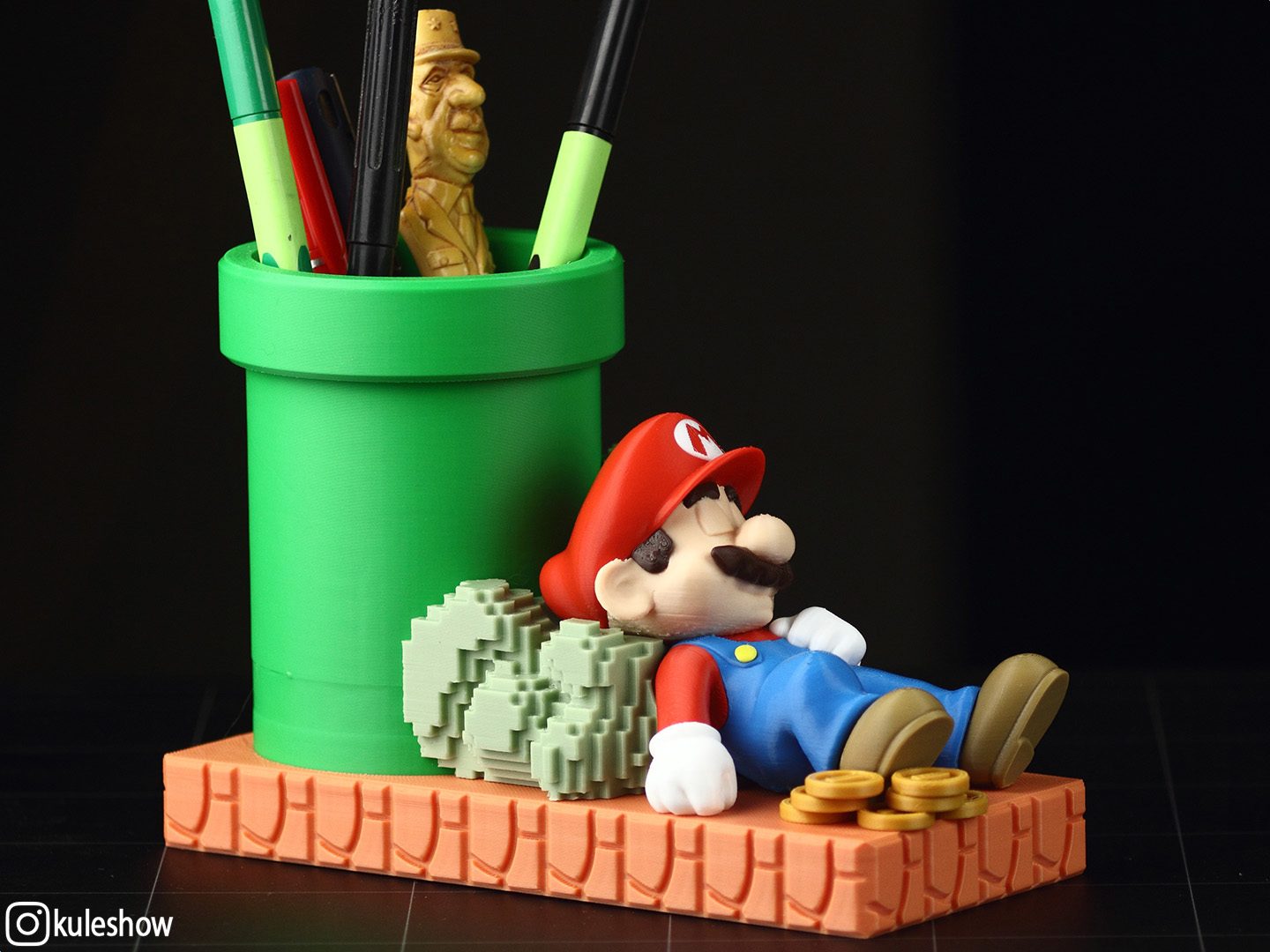 #384 Mario Style Pencil Holder — vue 4