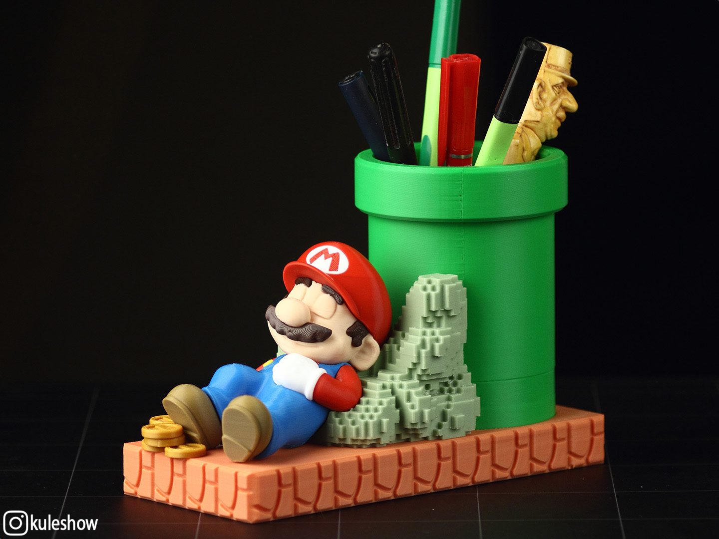 #384 Mario Style Pencil Holder — vue 6