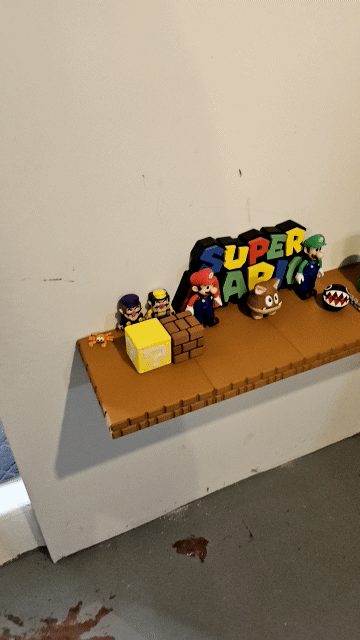 #387 Super Mario Brick shelf cover — vue 9