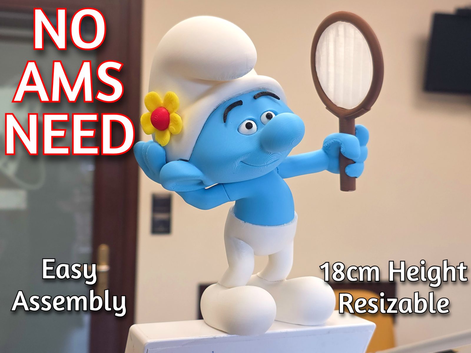 #388 Vanity Smurf - - Easy assembly — vue 1