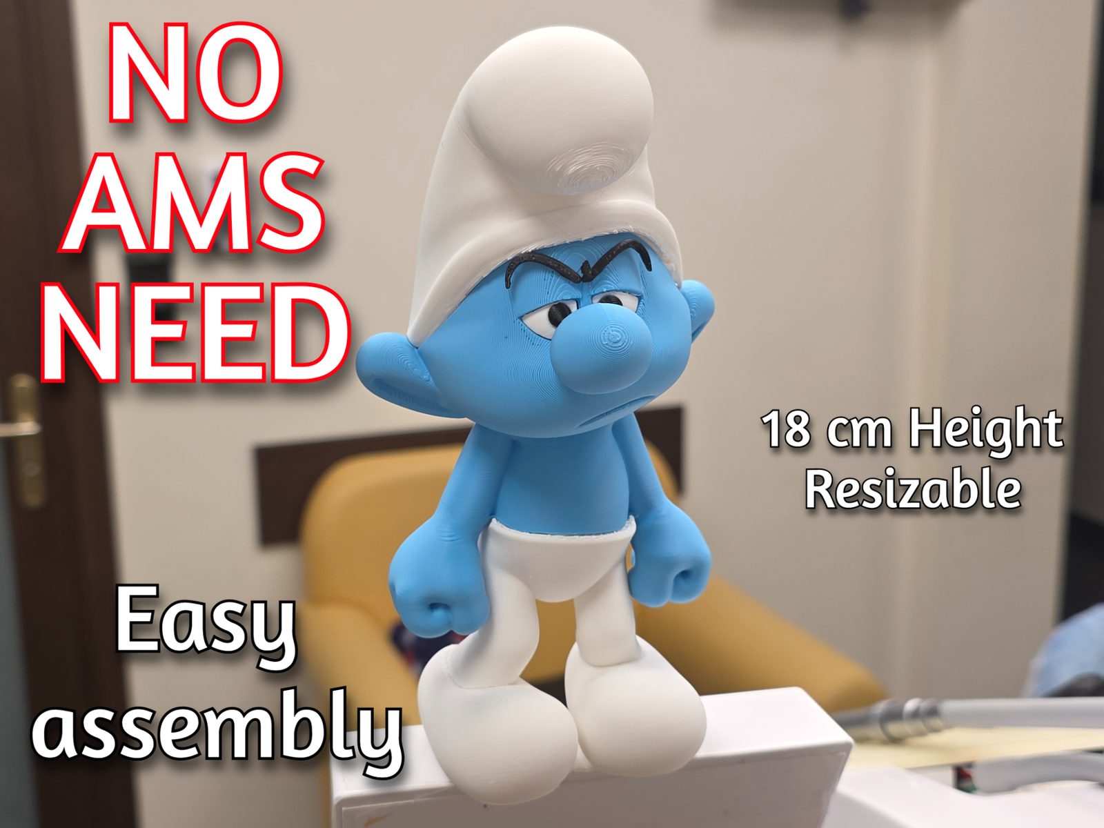 #390 Grouchy Smurf - - Easy assembly — vue 4