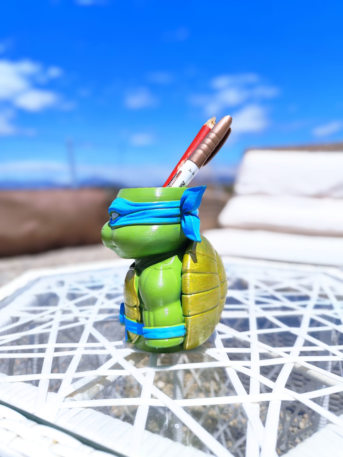 #392 Ninja Turtle Pen Holder – Fun & Customizable — vue 7