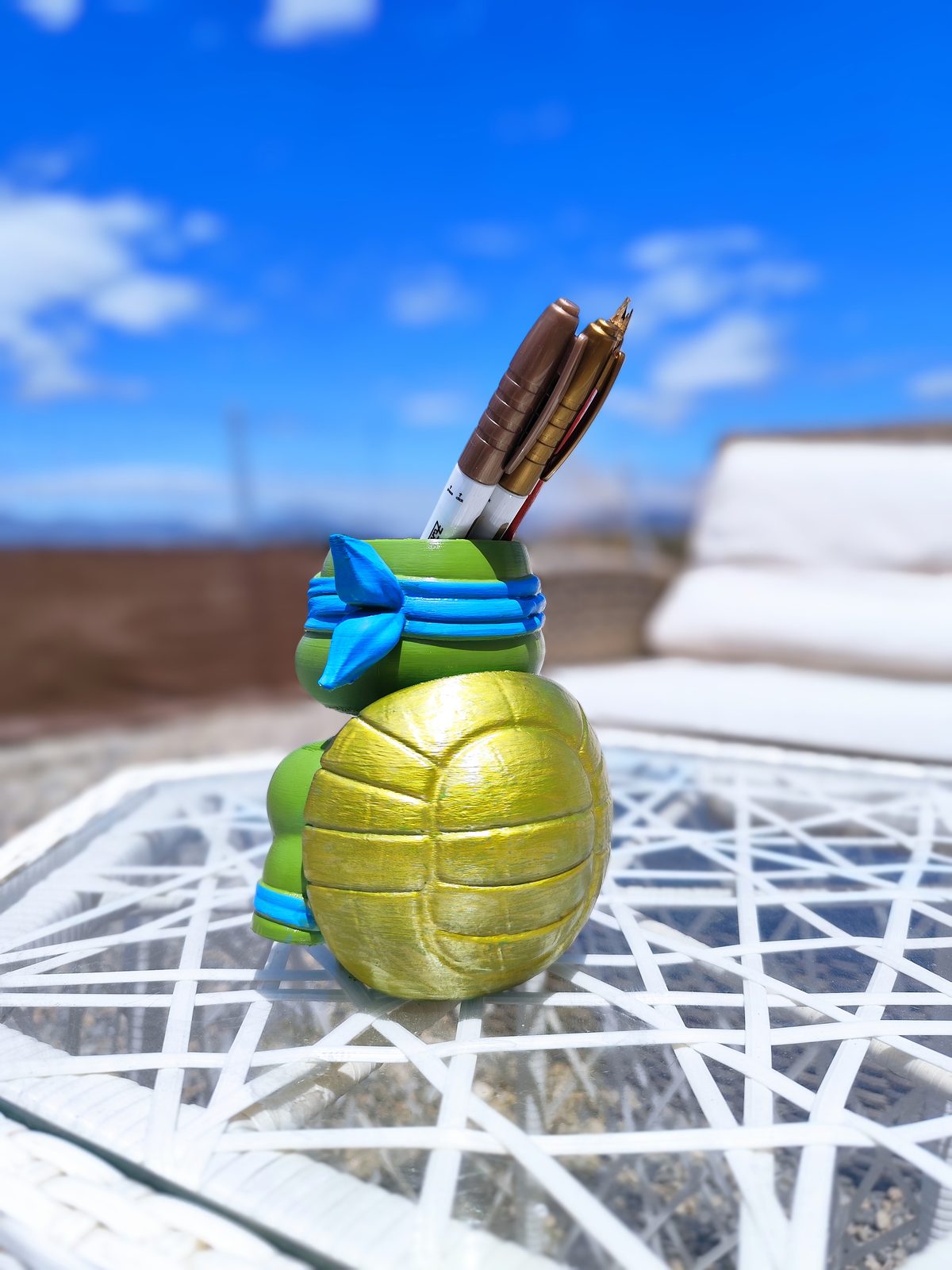 #392 Ninja Turtle Pen Holder – Fun & Customizable — vue 8